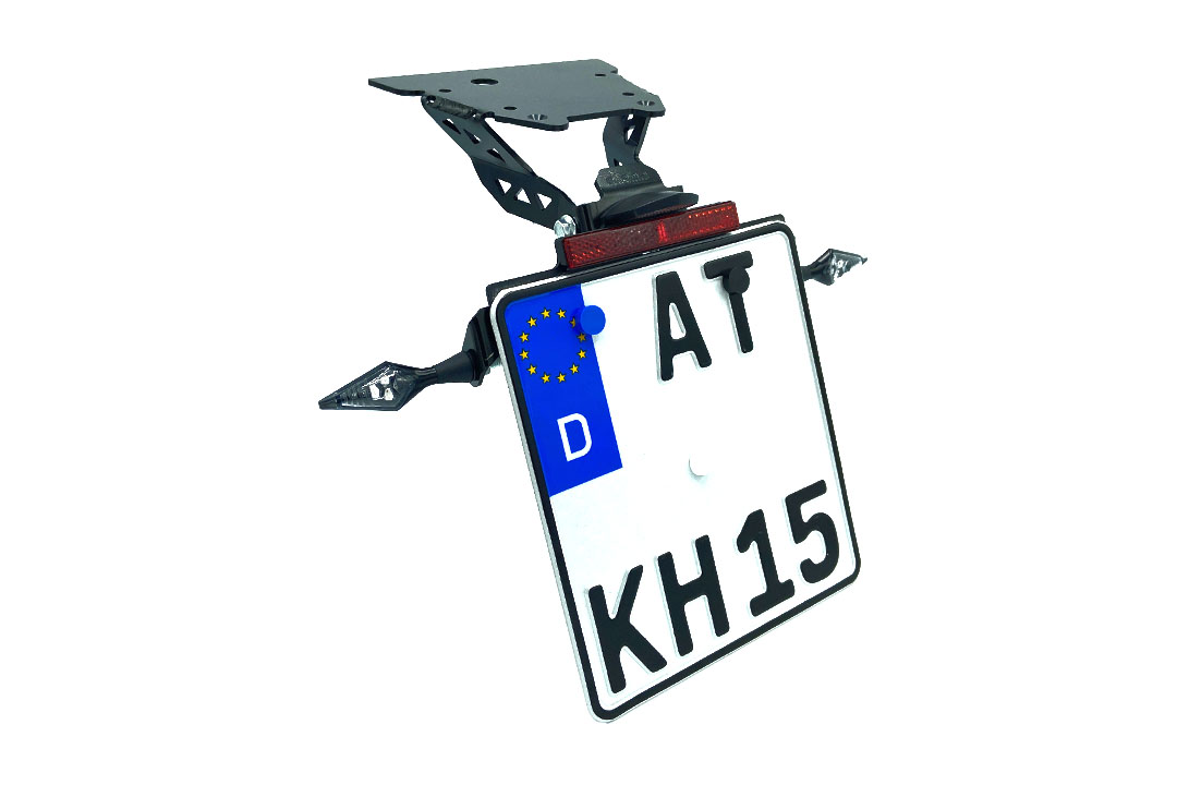 Number plate holder for Honda NC700S and NC750S from model year 2012