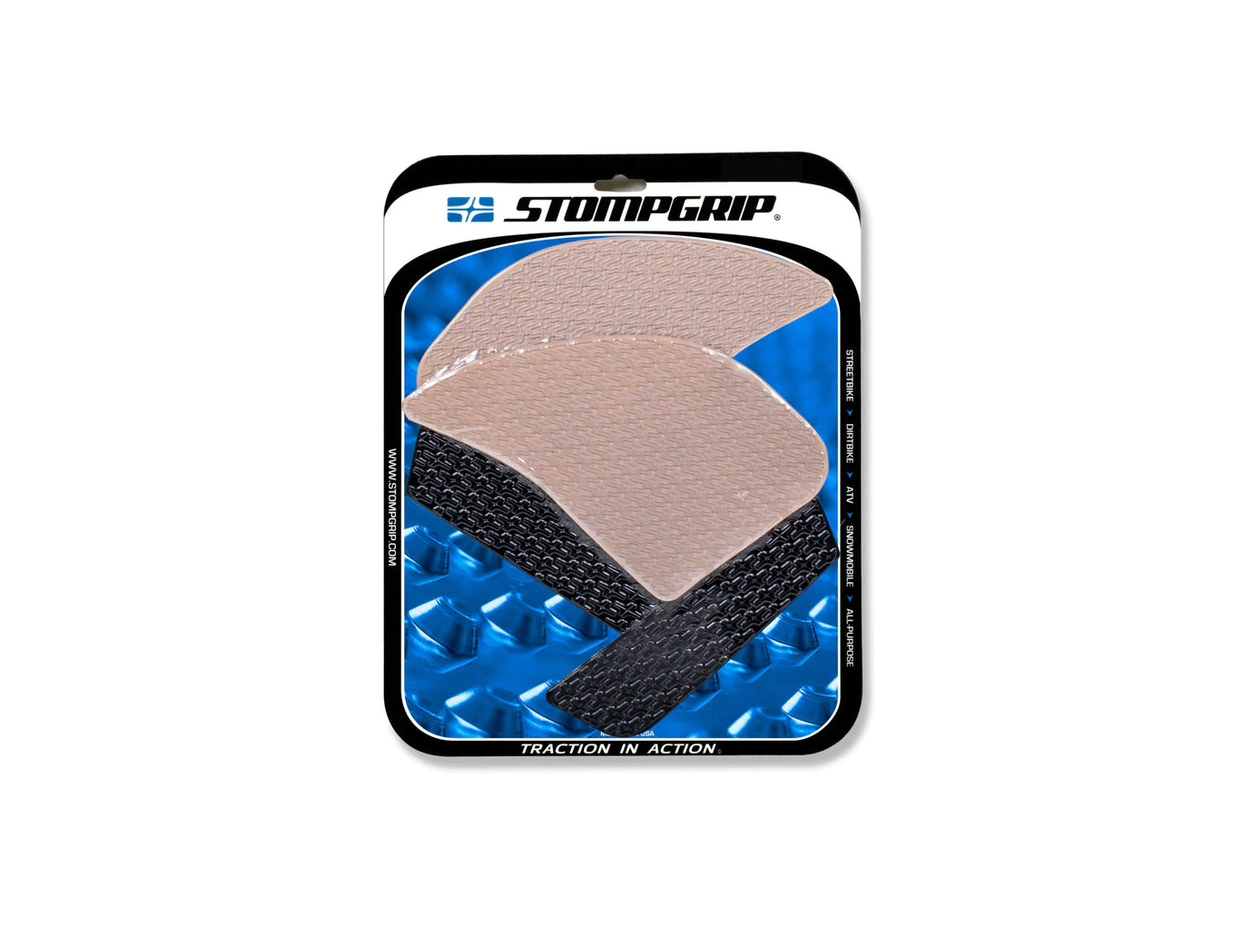 Stompgrip fuel tank Pad, hybrid, Icon for Kawasaki Ninja 1000SX model year 2020-2022