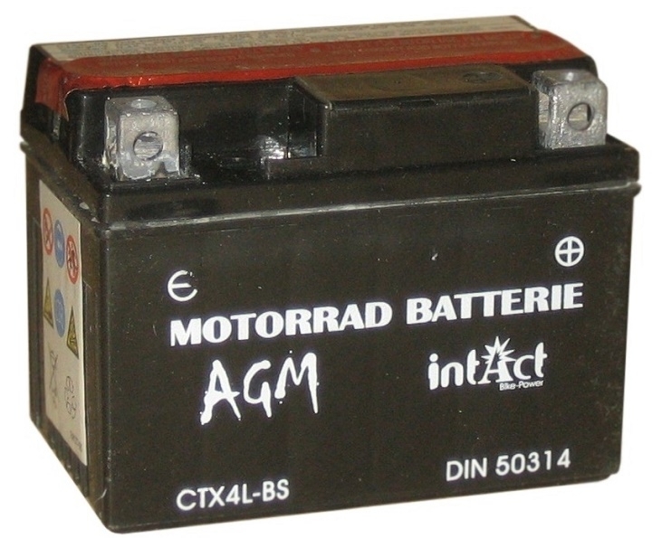Intact AGM Battery YTX4L-BS