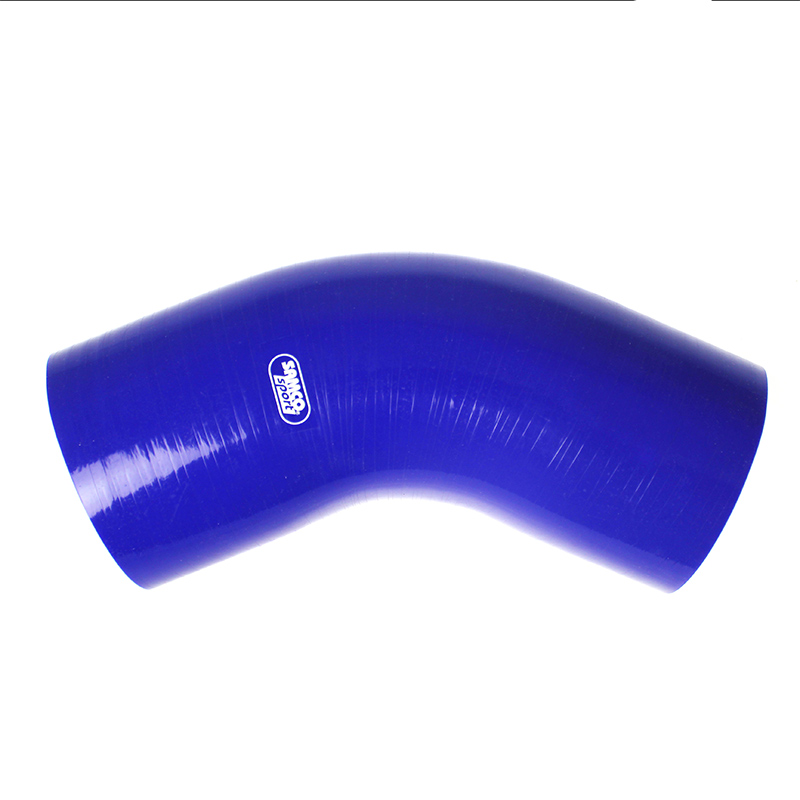 Samco Silicone Hose 45-Degree Standard Bend, Blue