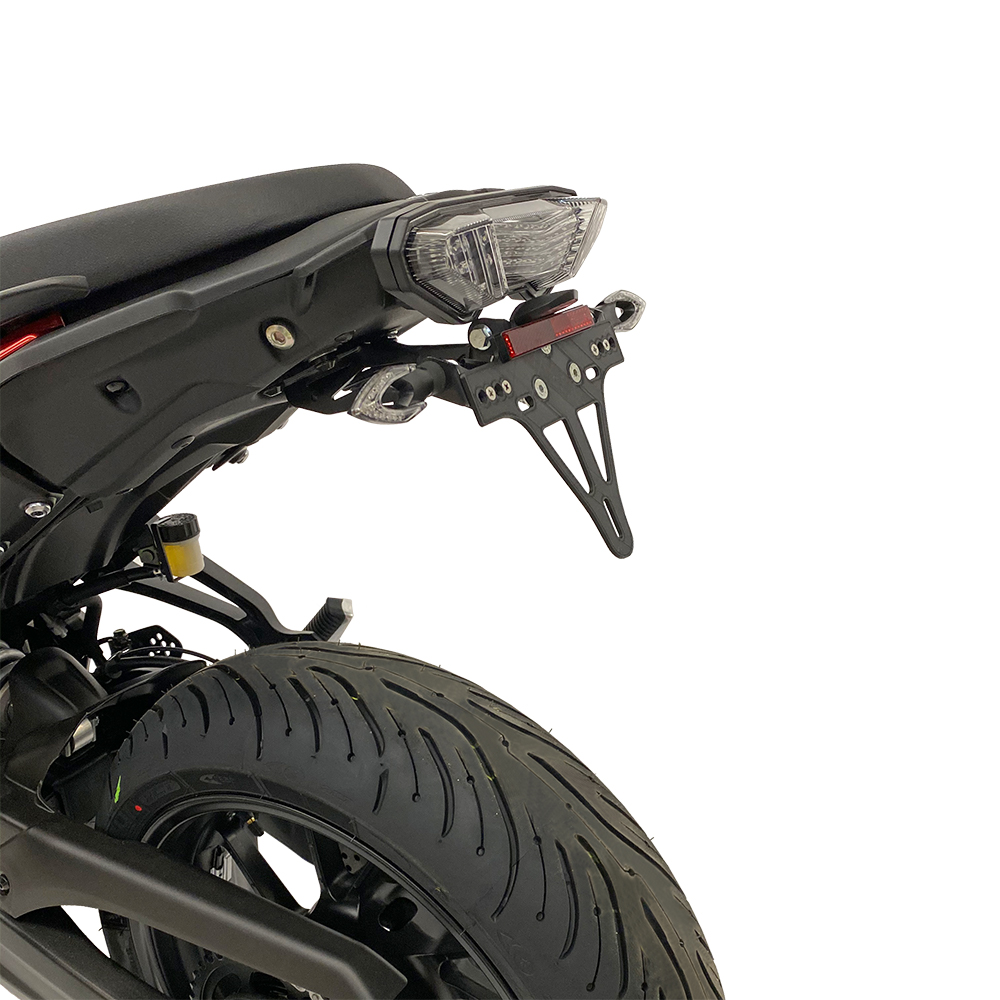 alpha Technik, Number Plate Holder for Yamaha Tracer 700; Type RM30, RM31; Model Year 2020-