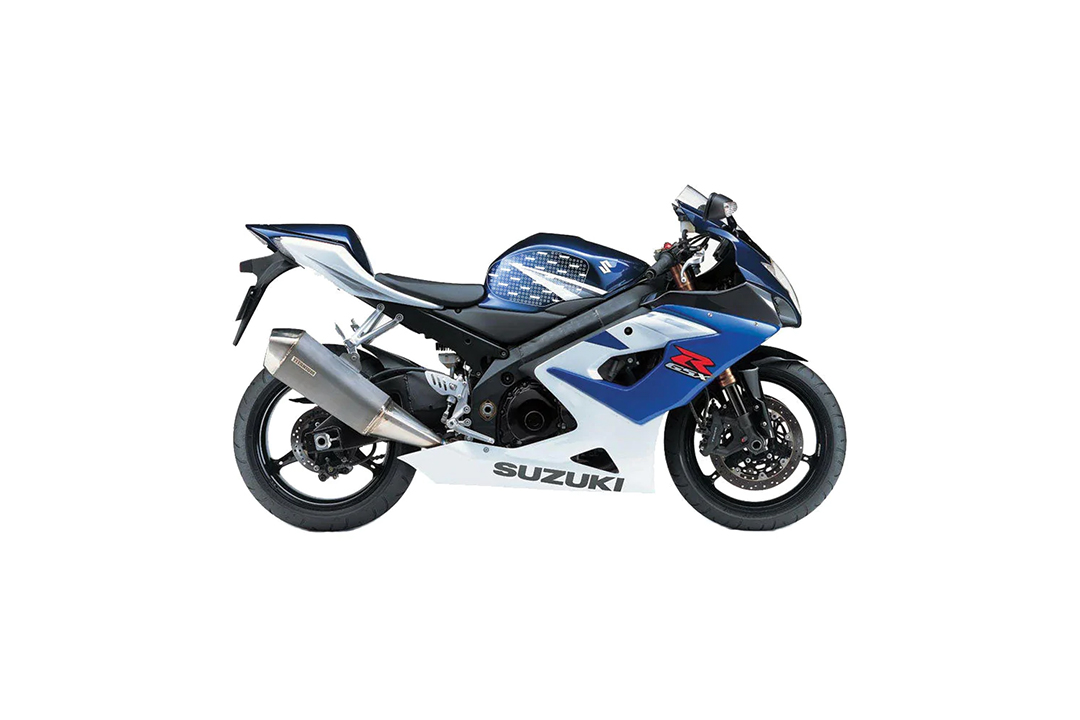 Stompgrip clear, Icon, for Suzuki GSX-R 1000, 2005-2006