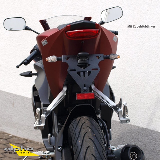 alpha Technik Licence Plate Holder Yamaha YZF-R125; Type RE11; Model Year 2014-