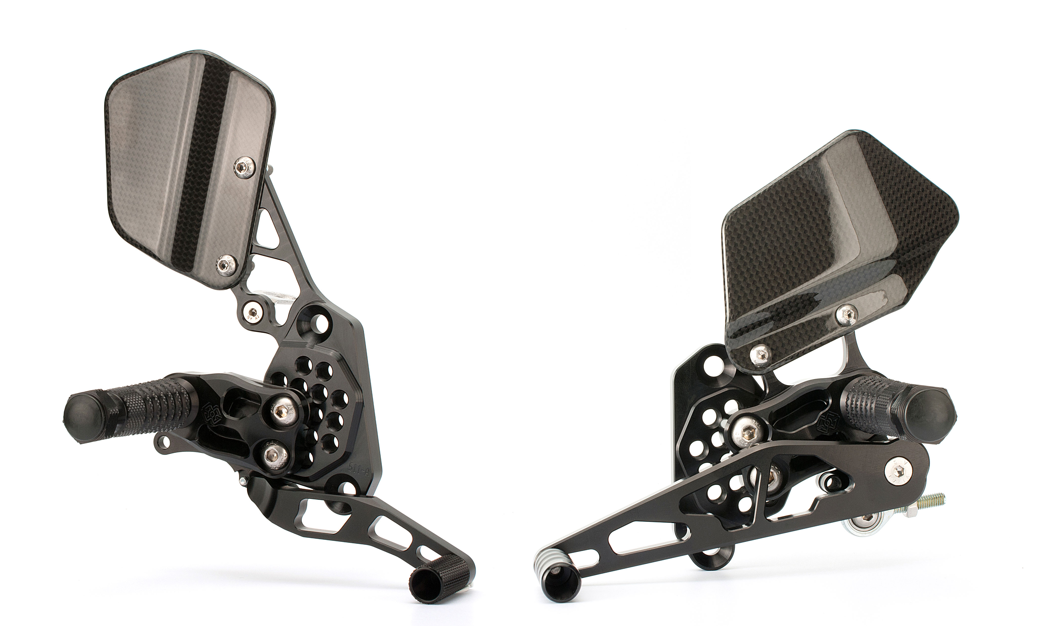 GILLES AS31GT footrestenanlage GSX1300R Hayabusa 2008-2012 Black