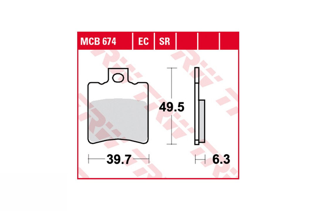TRW Brake Pad Kit MCB674EC