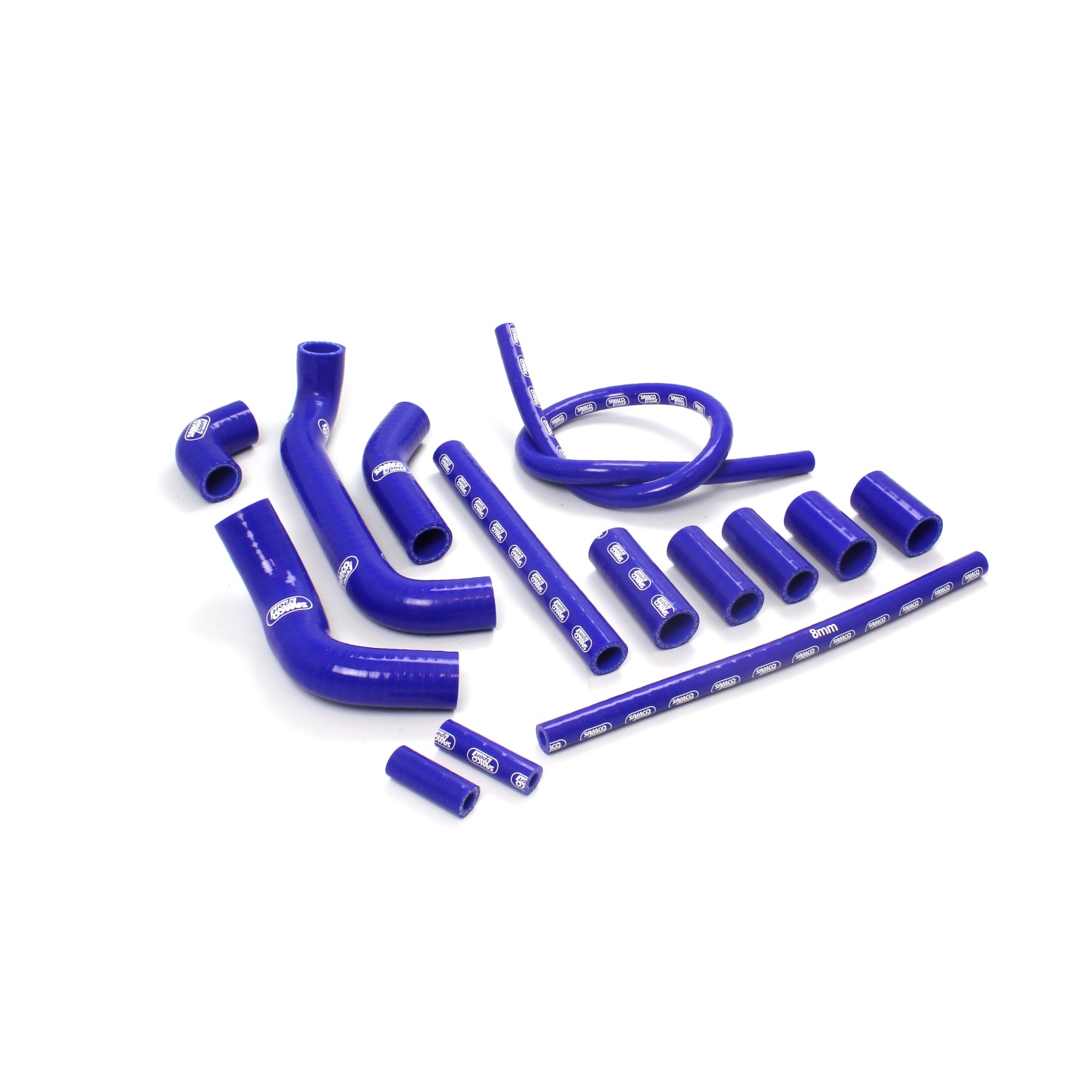 SAMCO SPORT Silicone Hose Kit 1 in blue for Bimota SB6 from model year 1996-