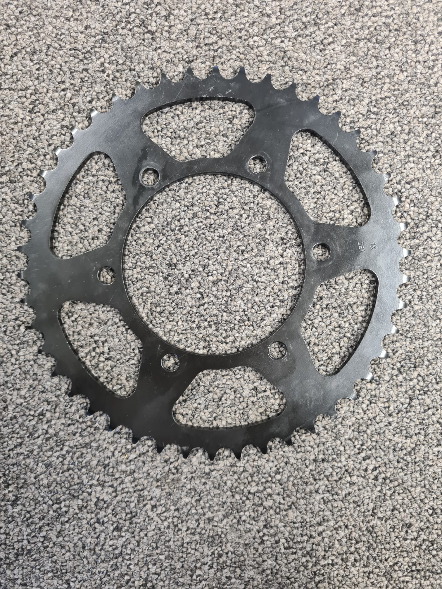 rear sprocket steel, 46 teeth, 520 pitch
