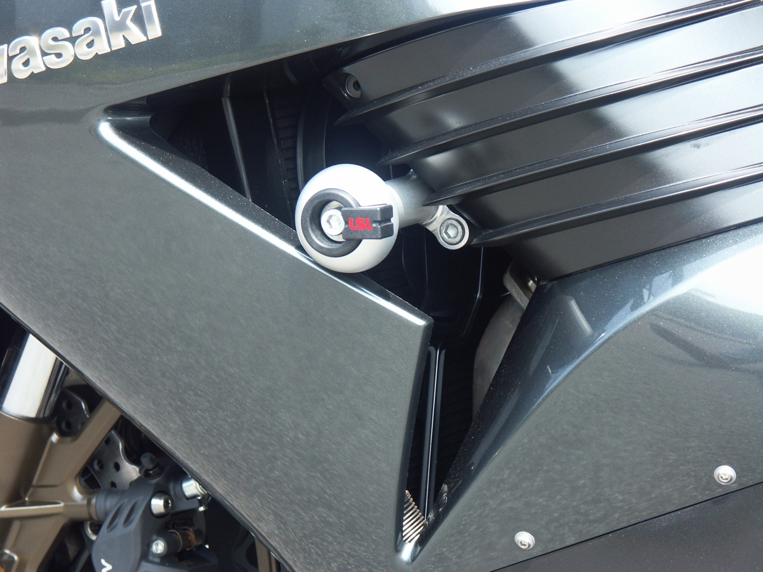 LSL Crash Pad Mounting Kit for Kawasaki ZZR1400, -2011