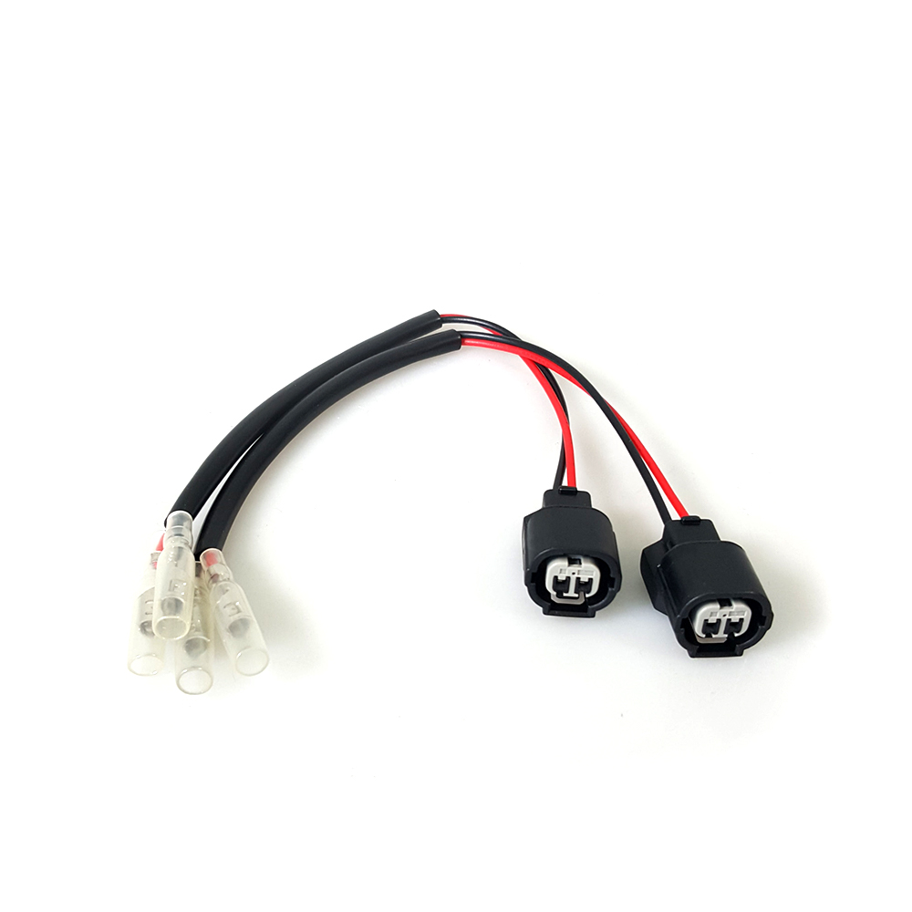 alpha Technik Licence Plate Holder - flasher light, turn signal Kit IDEA (front and rear) for Kawasaki Versys 1000 from model year 2019