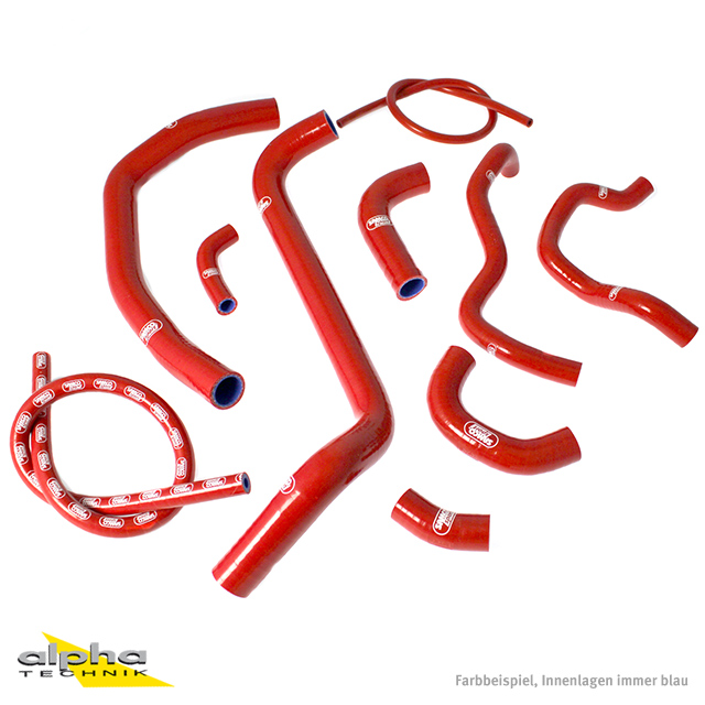 SAMCO SPORT Silicone Hose Kit Red for Honda CBR600RR Model Year 2003-2004