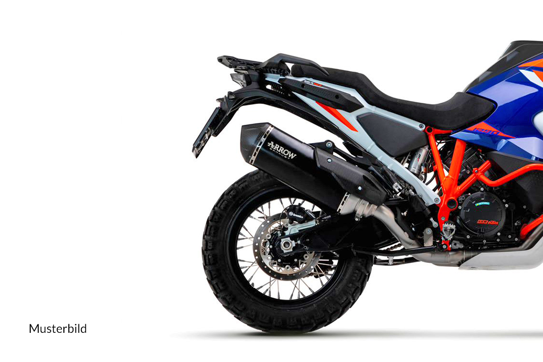 ARROW DARK SONORA Exhaust for Suzuki V-Strom 1050 XT 2020-, Titanium "dark"