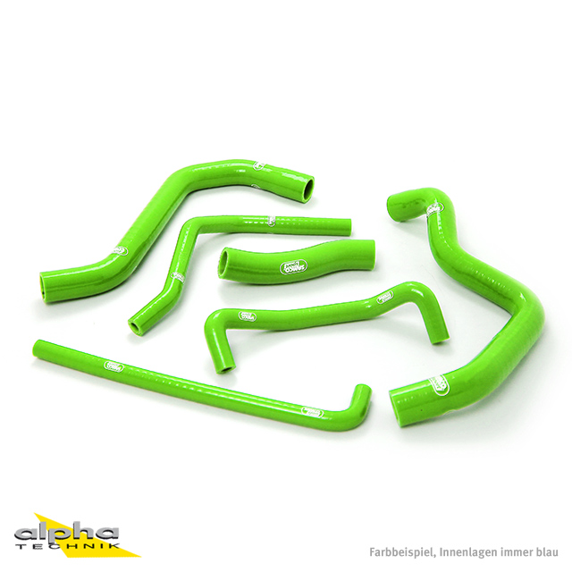 SAMCO SPORT Silicone Hose Kit green for Suzuki GSR600 GSR750 Model Year 2006-2017