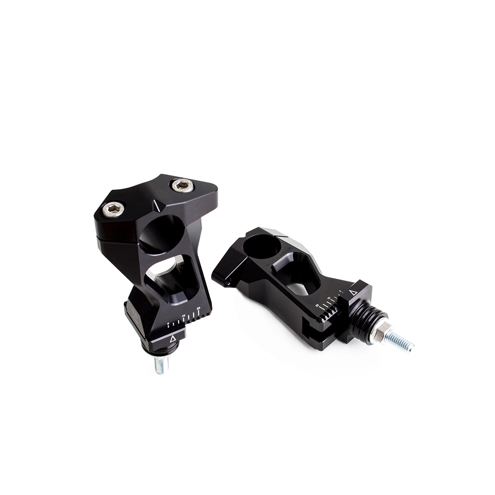 GILLES 2DGT adjustable handlebar risers, black