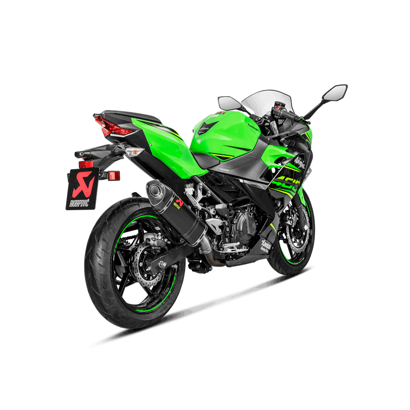 Akrapovic Slip-On Line (Carbon) silencer for Kawasaki Ninja 400 year 2018-2018