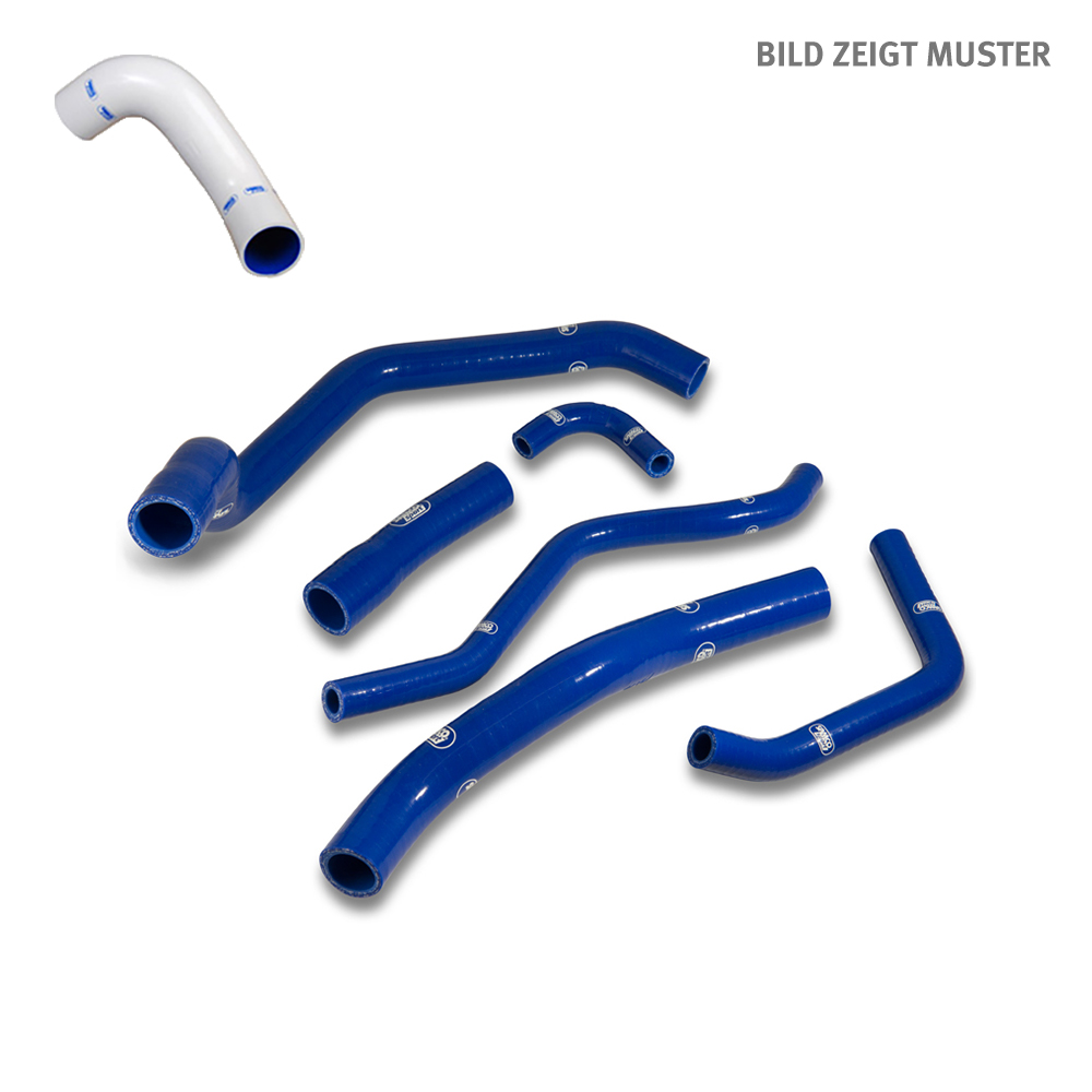 SAMCO SPORT Silicone Hose Kit, Connection Hoses Only for the radiatorr, White for Yamaha YZF-R1 Model Year 2007-2008