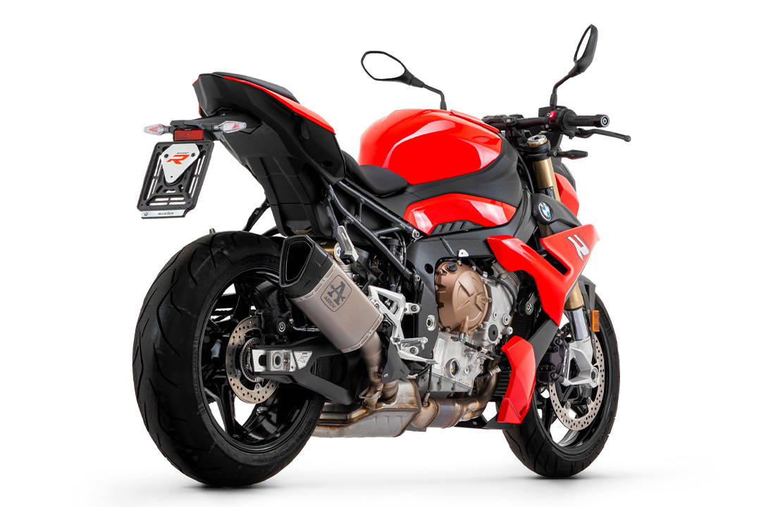 ARROW PISTA Titanium Slip-On for BMW S1000RR from 2019- / S1000R from 2021- / M1000RR from 2020- / M1000R from 2023-
