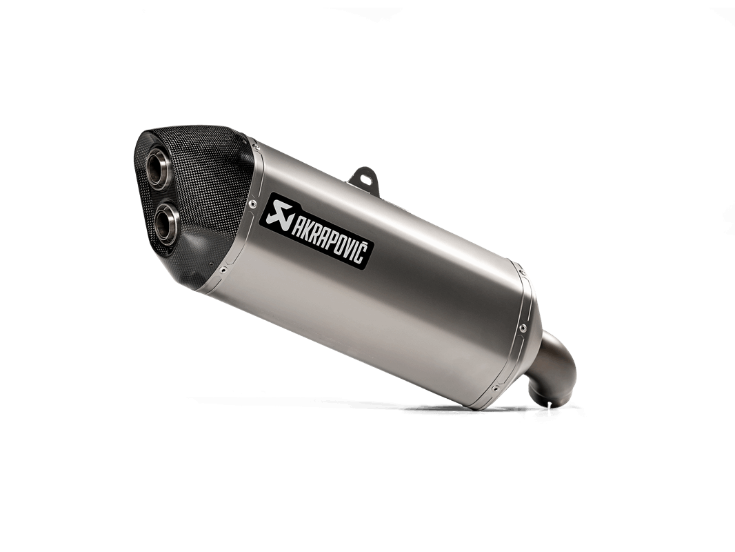 Akrapovic Slip-On Line (Titanium) Exhaust for Suzuki V-Strom 1000 2014-2019 and V-Strom 1050 from 2020-2025