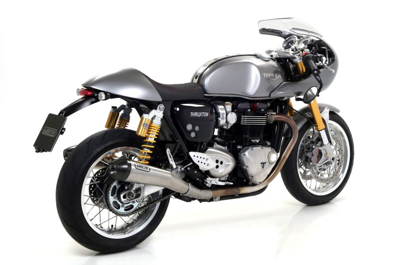ARROW PRO RACING exhaust pair for Triumph Thruxton1200 2016- / Speed Twin 2019- in stainless steel