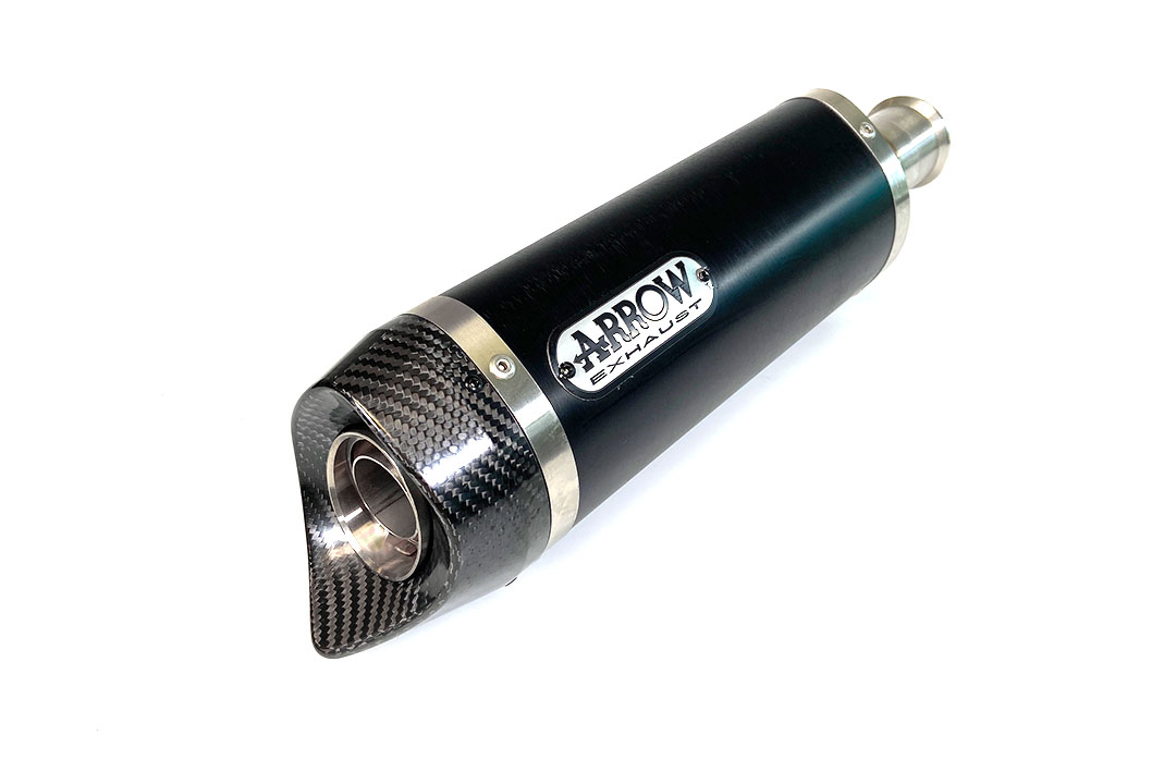 ARROW DARK THUNDER Exhaust for Yamaha YZF-R6 2006-2016, Black Aluminium