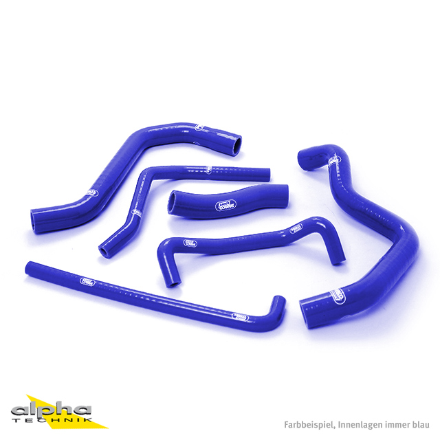 SAMCO SPORT Silicone Hose Kit blue for Suzuki GSR600 GSR750 Model Year 2006-2017