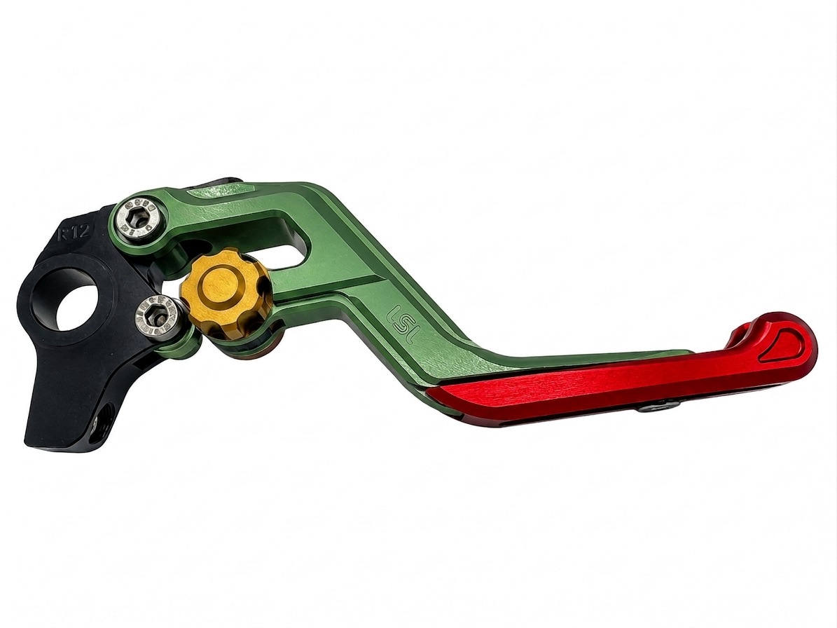 LSL ERGONIA Brake Lever R23R Green/Gold/Red
