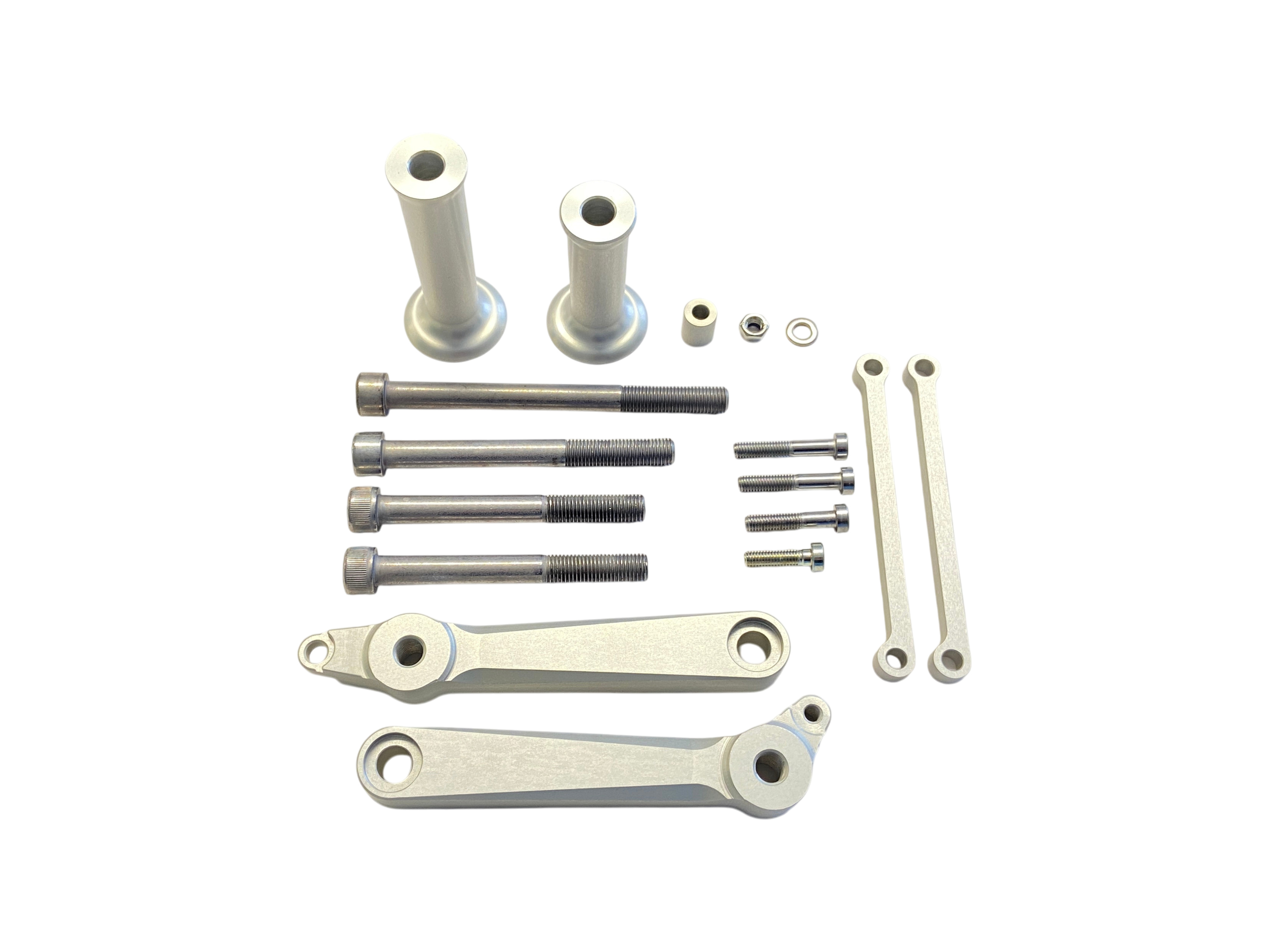 LSL Crash Pad Mounting Kit for Triumph Daytona 675R, 2013-, silver