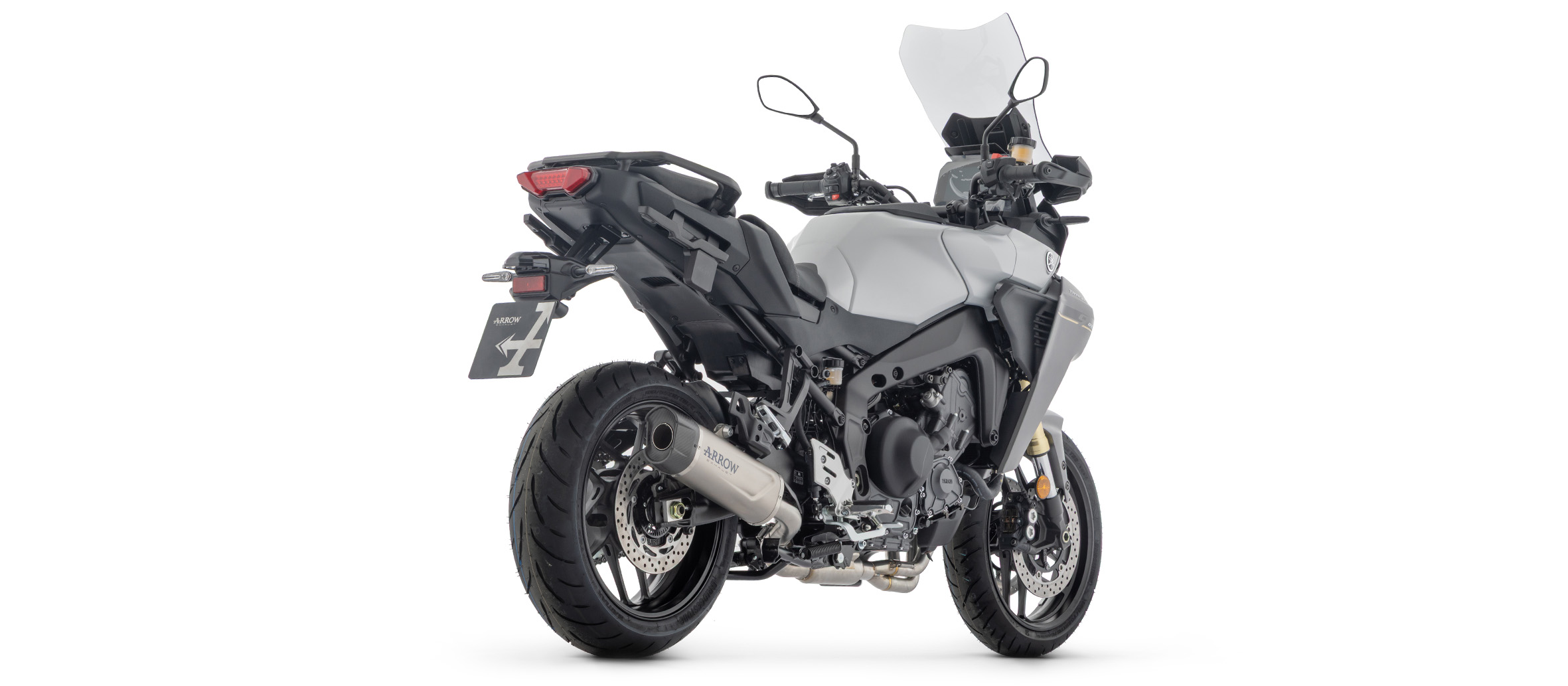 ARROW Exhaust INDY RACE EVO Titanium Sleeve for Yamaha Tracer 9 / GT, RN99, RNA1, 2025-