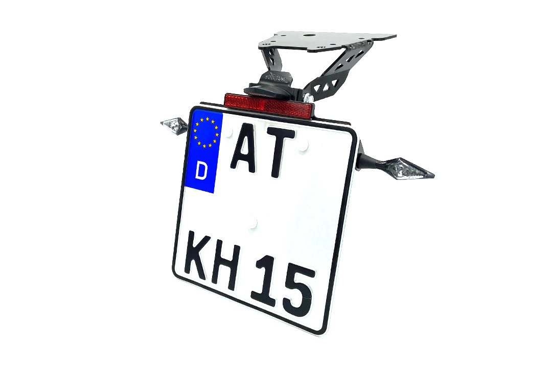 Number plate holder for Honda NC700S and NC750S from model year 2012