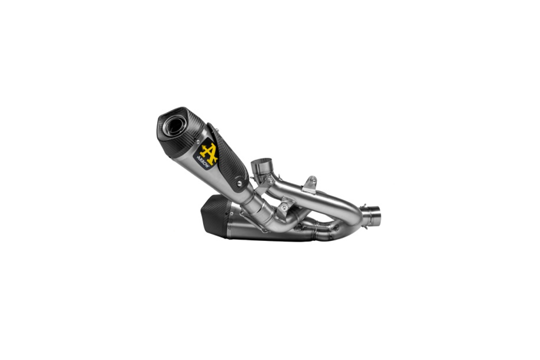 ARROW WORKS Titanium Exhaust with Stainless Steel Mid-Pipe for Ducati Panigale V4 and Streetfighter V4