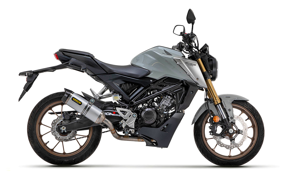 ARROW THUNDER Aluminium exhaust system for Honda CB125R from model year 2021-