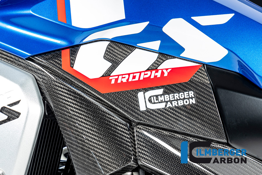 Ilmberger Carbon fuel tank cover lower left side L/S (upper part), glossy, BMW R1300GS 2023-