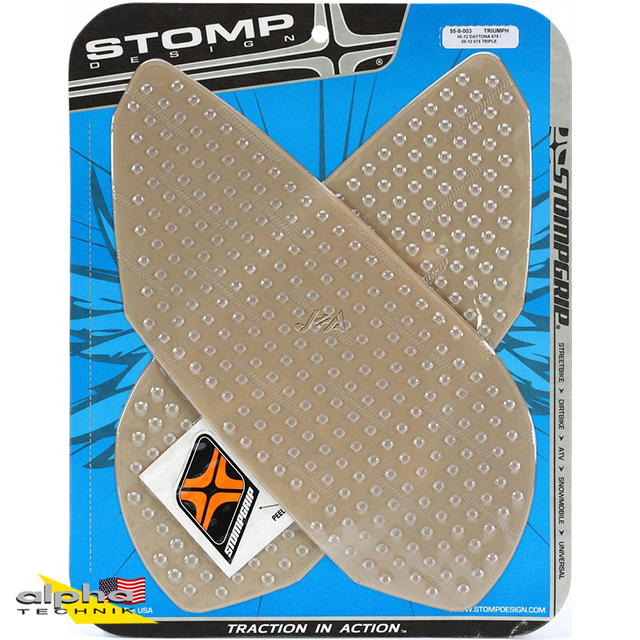 Stompgrip clear, Volcano, for Triumph Daytona/Street Triple(R)
