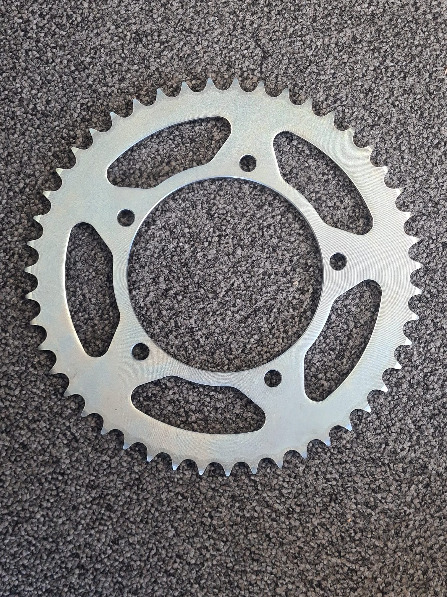 rear sprocket Steel, 47 Teeth, Pitch 525