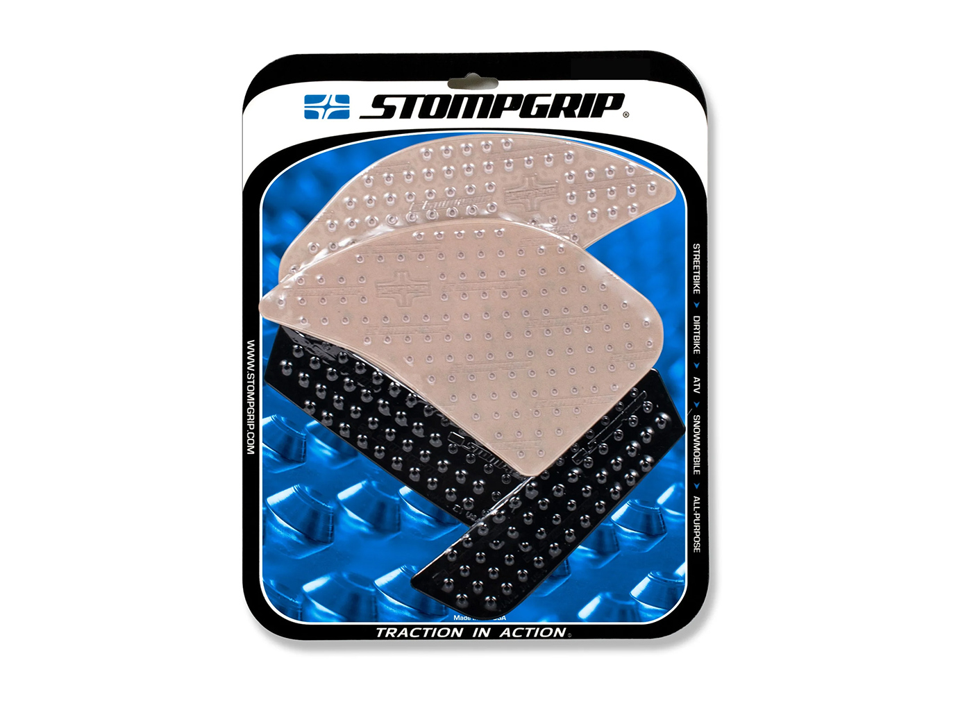 Stompgrip fuel tank Pad, hybrid, Volcano for Kawasaki Ninja 1000SX, 2020-2025