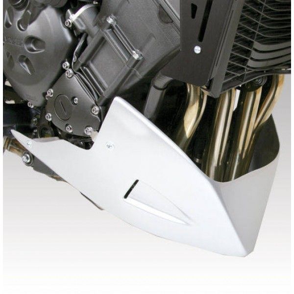 Barracuda AEROSPORT Engine Spoiler for Yamaha FZ1, Silver Painted