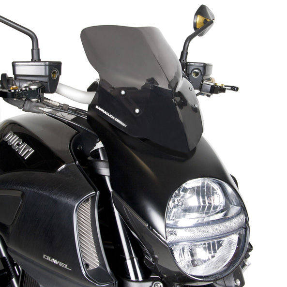 Barracuda Aerosport Plexiglass Windscreen for Ducati Diavel 2010-2013