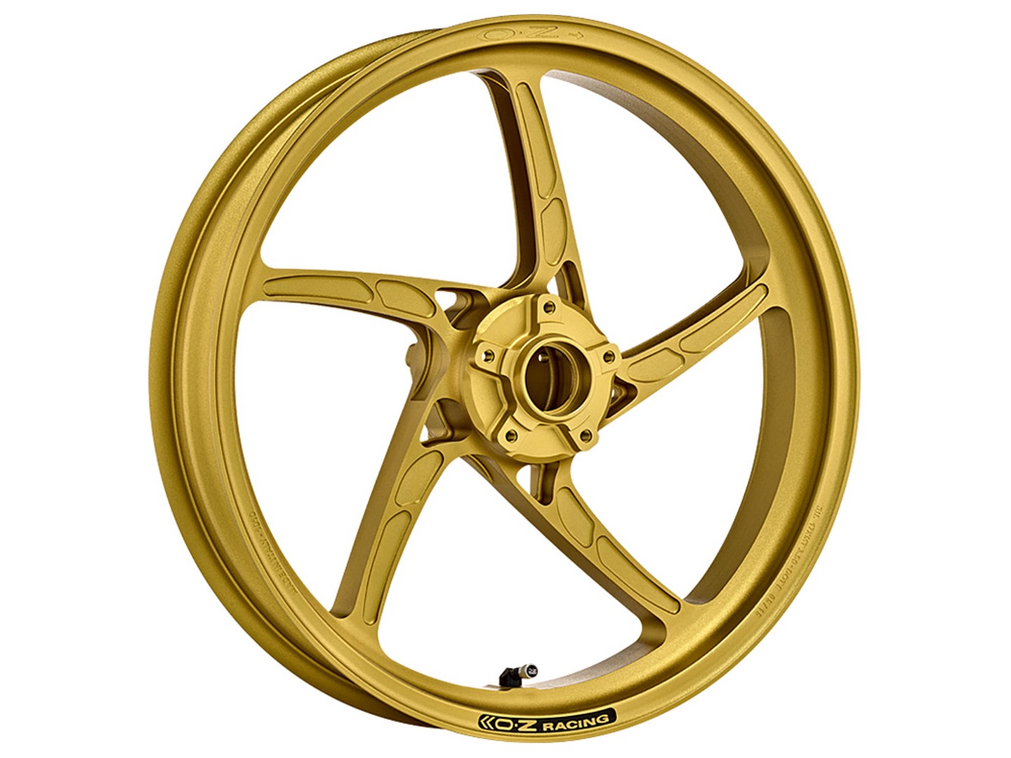 OZ Piega Aluminium front in matt gold for Kawasaki Z1000, ZRT00A, 2003-2006