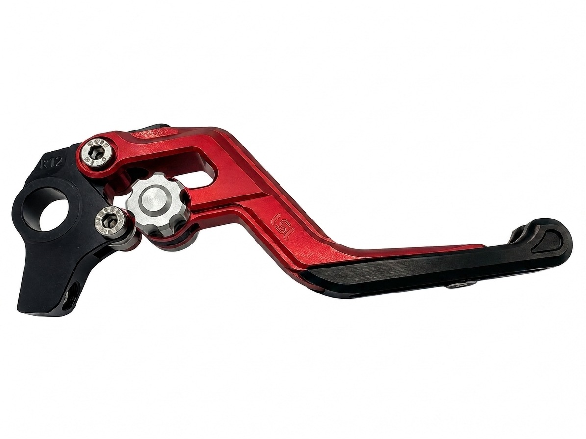 LSL ERGONIA Brake Lever R16R Red/Silver/Black