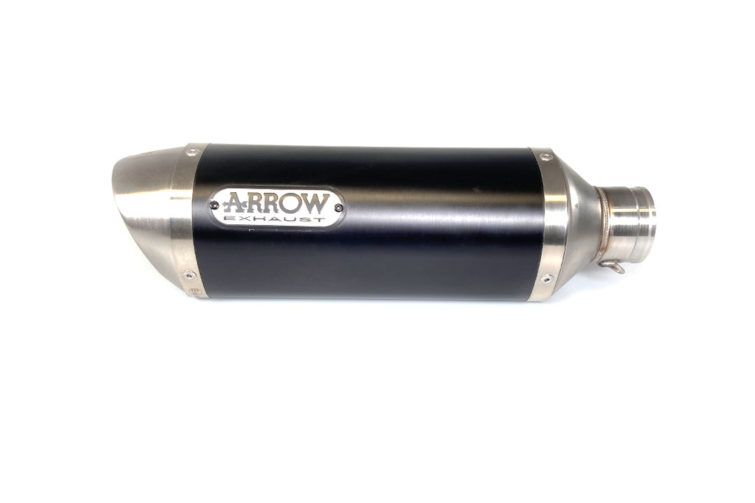 ARROW DARK THUNDER Exhaust with Stainless Steel End Cap for KTM 125RC / 390RC / 125 DUKE / 390 DUKE 2017-2020