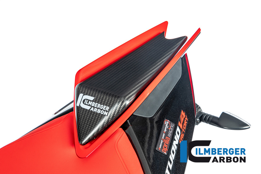 Ilmberger Carbon Pillion Seat Cover Matt for Aprilia RSV4 / Tuono V4 2021-