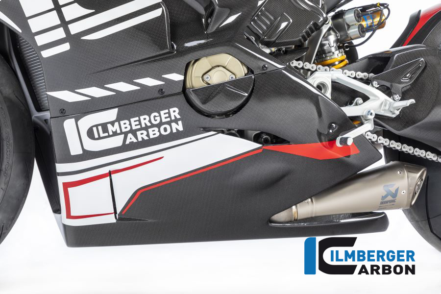 Ilmberger Carbon Racing Belly Pan, glossy, Ducati Panigale V4, V4S, V4R 2019-