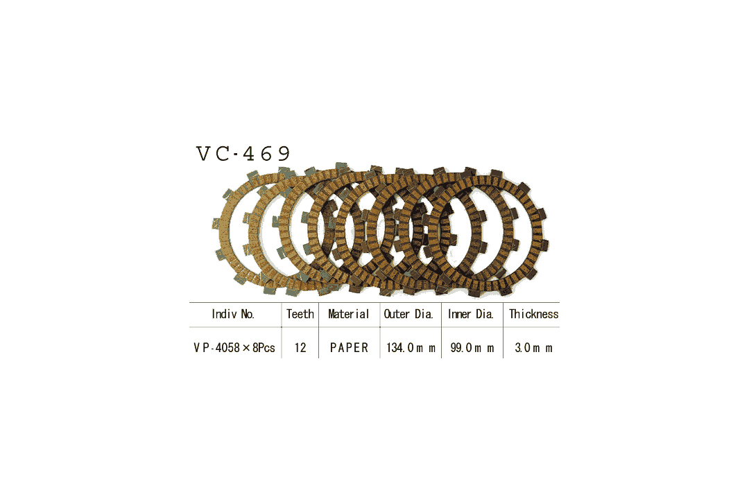 Vesrah clutch disc Kit Kawasaki