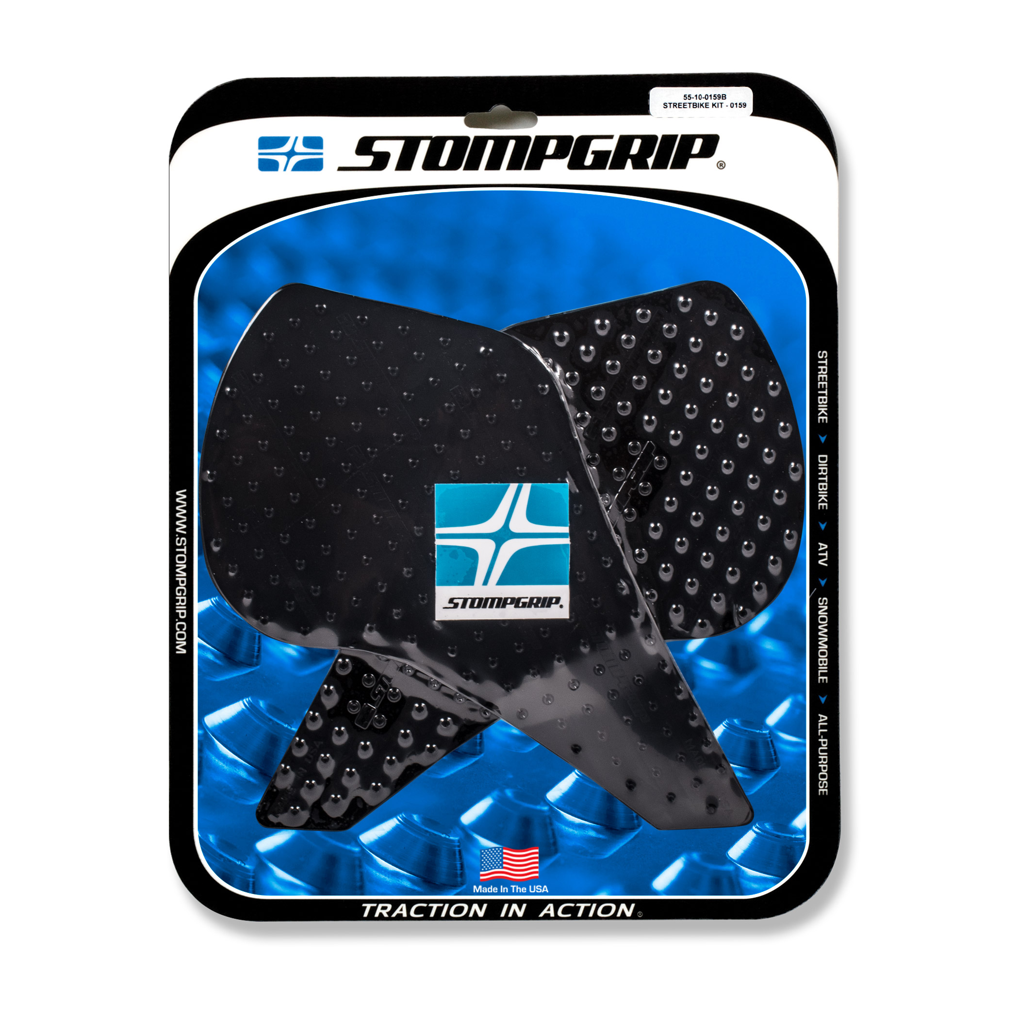 Stompgrip black, Volcano, for Honda CRF1000L Africa Twin