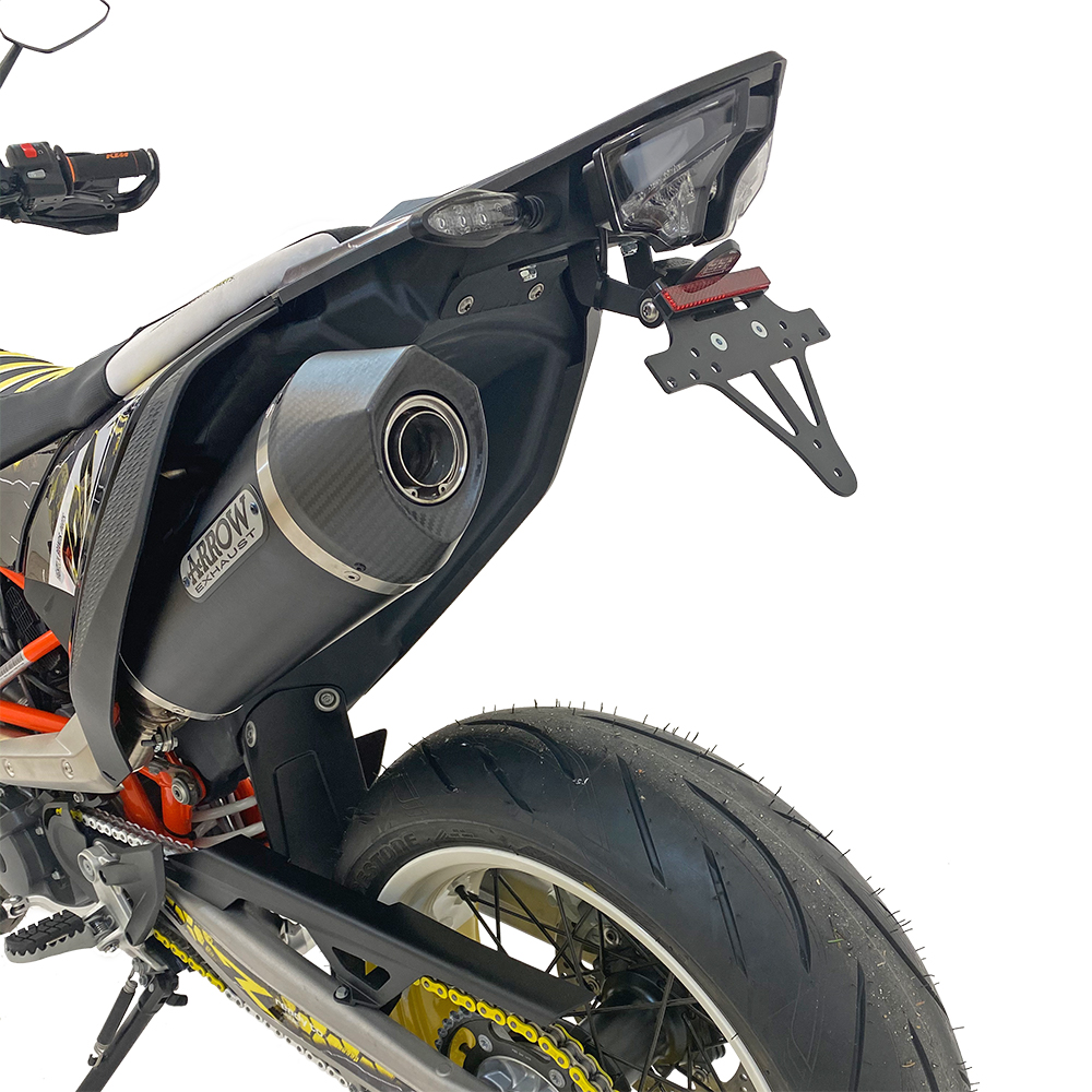 alpha Technik Number Plate Holder for KTM 690SMC R; Type KTM690LC4; Model Year 2019-