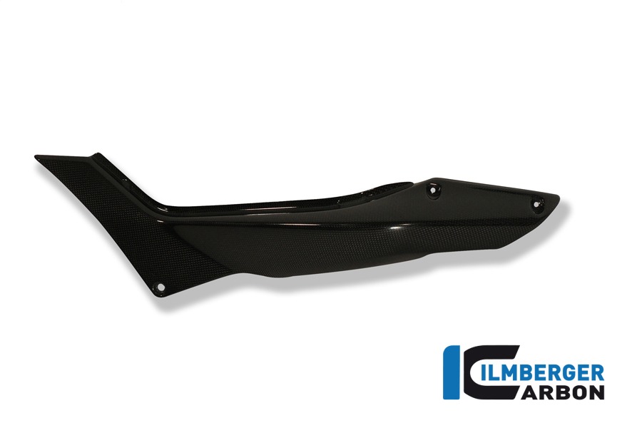 Seitendeckel unterm Sitz links, Carbon