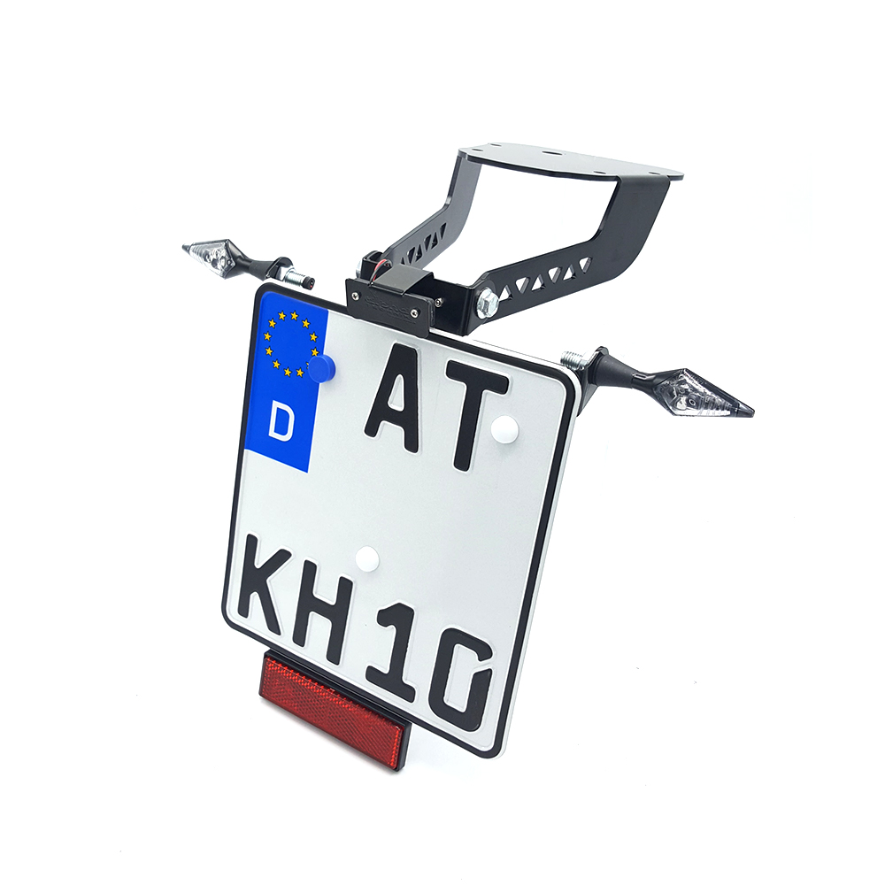 alpha Technik License Plate Holder for Honda NC750; Type RC88, RC89, RC90; Model Year 2016-