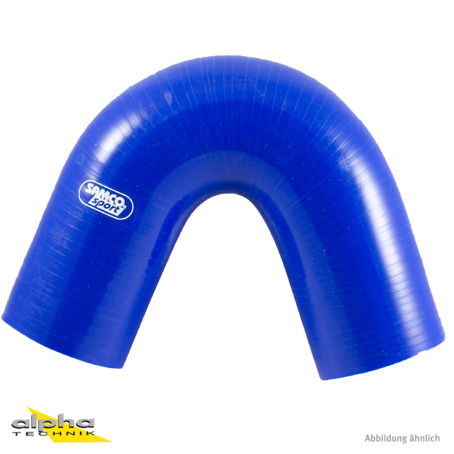 Samco Silicone Hose 135-Degree Standard Bend, Blue