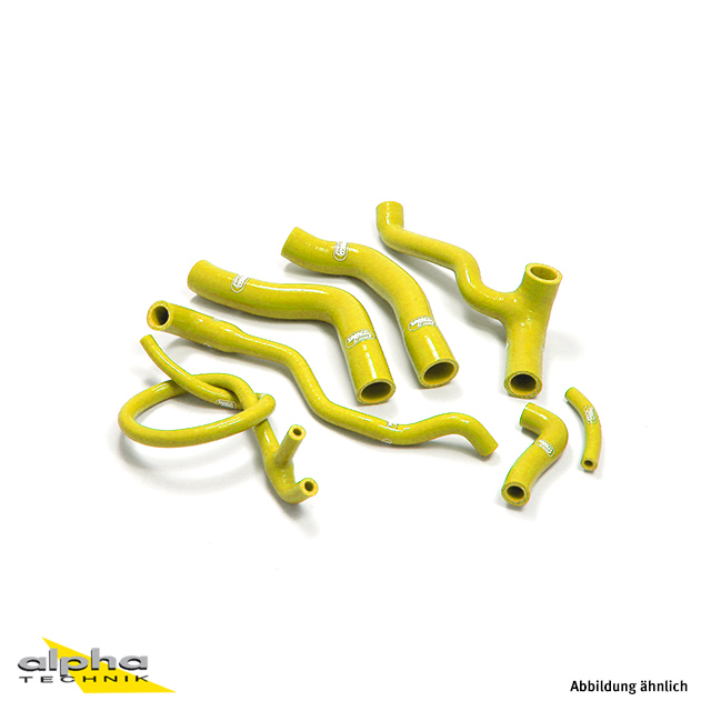 SAMCO SPORT Silicone Hose Kit yellow for Aprilia SMV750 Dorsoduro Model Year 2007-2017