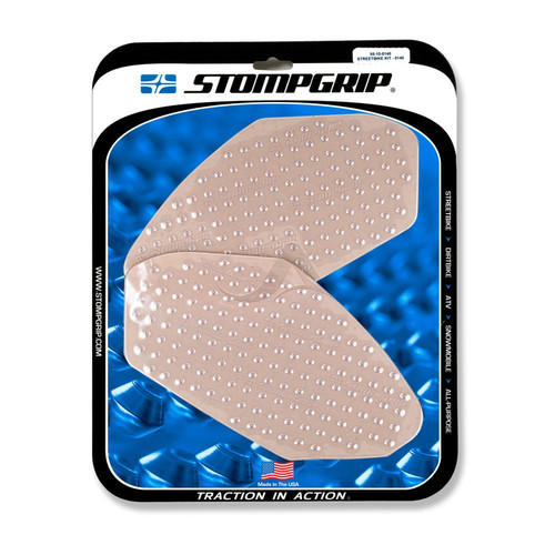 Stompgrip clear, Volcano, for Kawasaki, Ninja 650, Z650, 2017-2025, Z400, 2019-2025