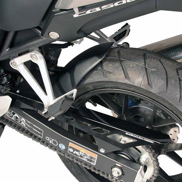 Barracuda black mudguard for Honda CB500X 2014-2018 and CB500F 2013-2017 / CBR500R 2016-